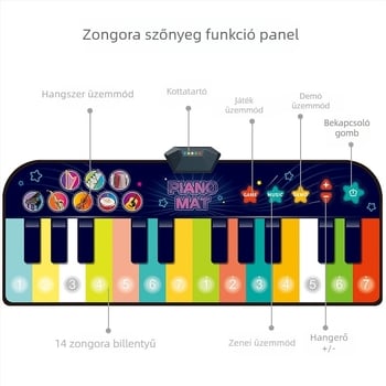 Csillagos égű zenés babamatrac