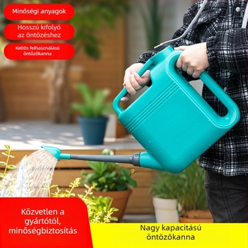 5L-es öntözőkanna hosszú csővel, otthoni kertekhez – ideális zöldségek és virágok öntözésére, permetező