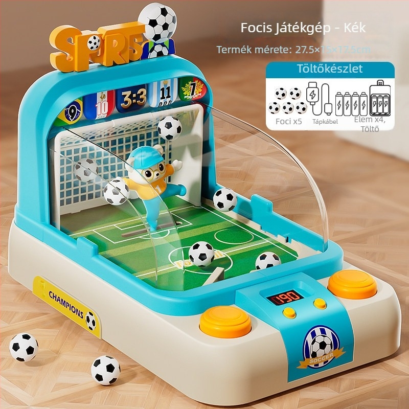 Gyerekek asztali foosball játék, oktató kétjátékos küzdelem, szülő-gyermek interakció, születésnapi ajándék