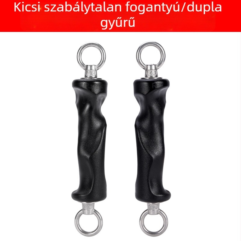 Ergonomikus fogáserő-fejlesztő kettős és egyrészes gyűrűkkel a mellkas tágításához és evezéshez