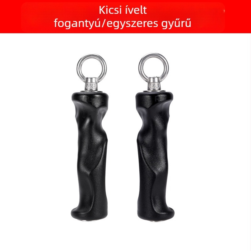 Ergonomikus fogáserő-fejlesztő kettős és egyrészes gyűrűkkel a mellkas tágításához és evezéshez