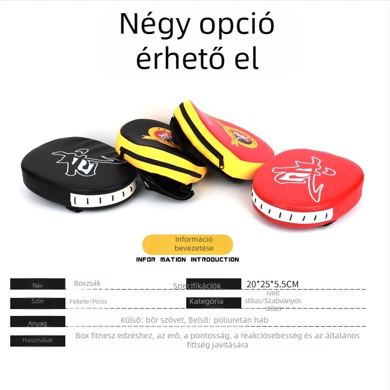 Bőr ívelt célpont ökölvívás és taekwondo számára – kéz és láb célpont