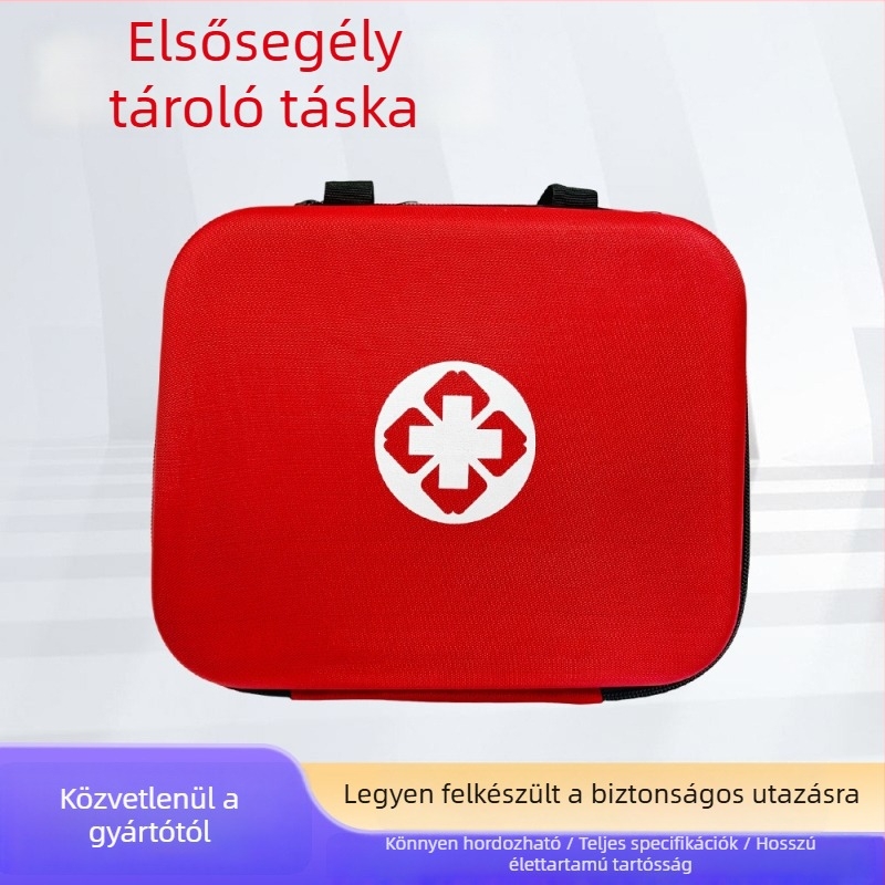 EVA sürgősségi orvosi készlet, hordozható autós elsősegély készlet tároló táskával