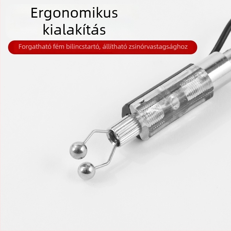 Új horgászbotriasztó készlet bot tartóval, elektronikus csengővel, puha lánccal és lengő mechanizmussal tengeri horgászathoz