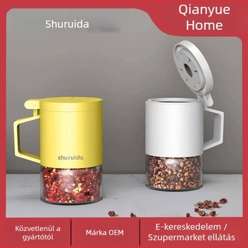 Üvegből készült fűszertartó, nedvességálló zárás, minimalista design, 300 ml, OEM elérhető