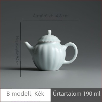 Celadon teáskanna, kis kerámia teáskanna irodai használatra