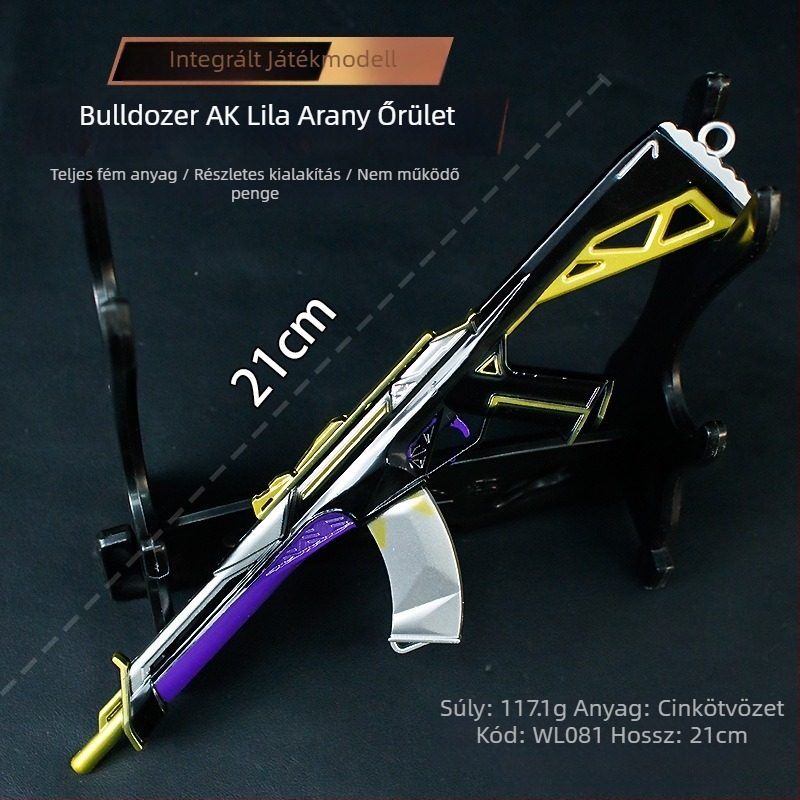 Valorant 21 cm-es fém modell AK Purple Gold Frenzy gyűjteményhez