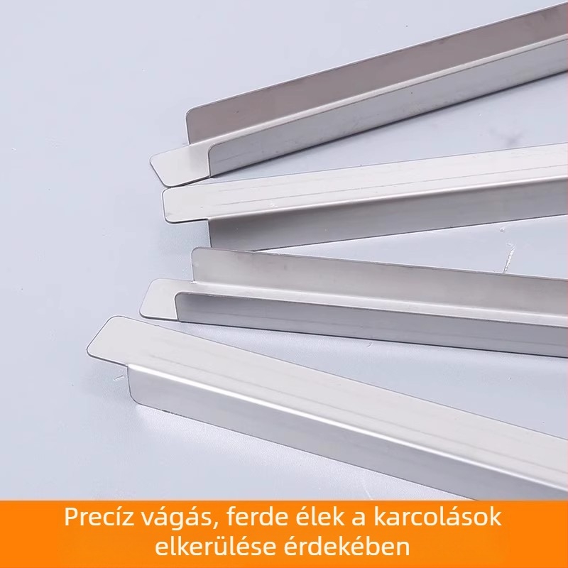 Rozsdamentes acél tálak osztója és tartókar bemutató szekrényhez és fagyasztó tálakhoz, keresztirányú rúd leesés elleni