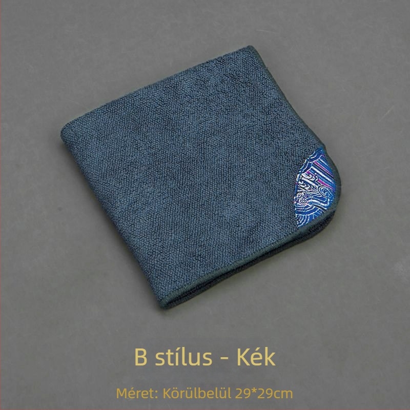 Cloud Brocade teás kendő, nedvszívó négyzetes törölköző, vastagított teásasztali kendő, nagy Zen-stílusú japán teáskanna kendő