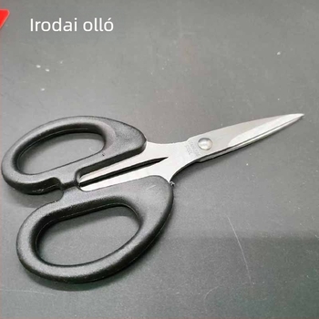 Rozsdamentes acél horgászolló, kartonra csomagolva, irodai és iskolai használatra