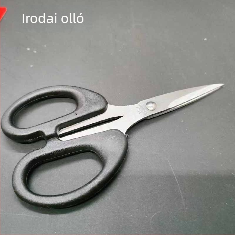 Rozsdamentes acél horgászolló, kartonra csomagolva, irodai és iskolai használatra