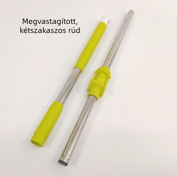 Meitianle Forgatható mopnyél, teleszkópos rozsdamentes acélcső, vastagított kivitel, mop tartozékok