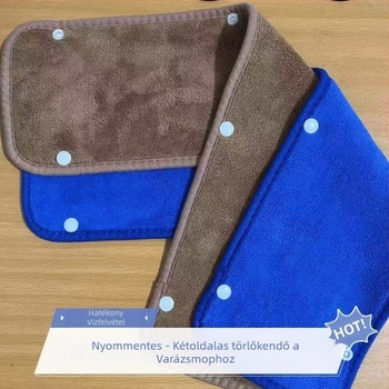 Gyárilag testre szabott varázs mop perforált kendővel, vastagabb takaróval, nedvszívó és szálmentes