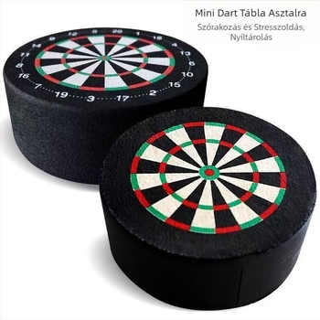 EVA habszivacs darts játék, mini darts tábla, habszivacs darts tartó, beltéri dobó cél