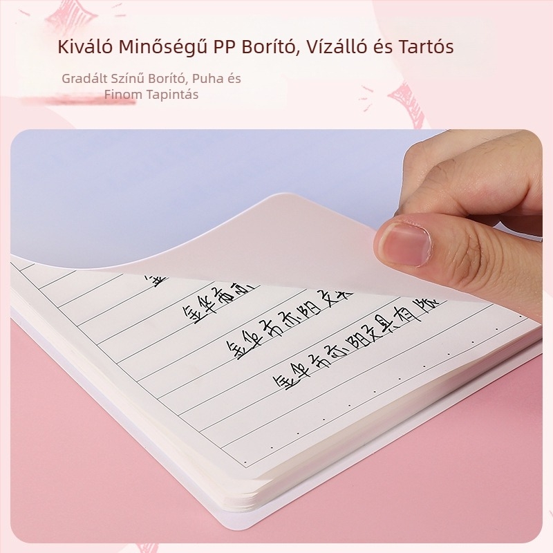 B5-ös méretű spirálfüzet levehető tervezővel és levehető lapokkal