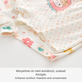 Lányoknak szóló Ice Silk alsónemű a növekedési szakaszban, nyári vékony fazon, középmagasságú derék, 3-8 év.