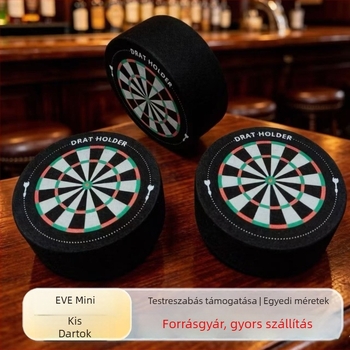 Asztali mini darts tábla EVA-szivaccal — tartós cél és tároló tálca