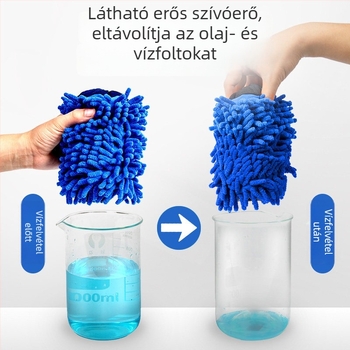 Lilin chenille lapos mopfej elasztikus pánttal – univerzális szövetfedél a mophoz