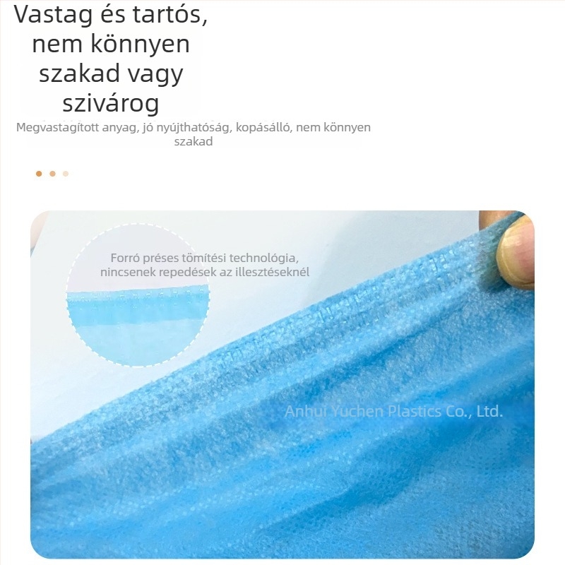 Női egyszer használatos, nem szövött anyagból készült ujjvédők, háztartási tisztításhoz, porvédő, vízálló és lélegző