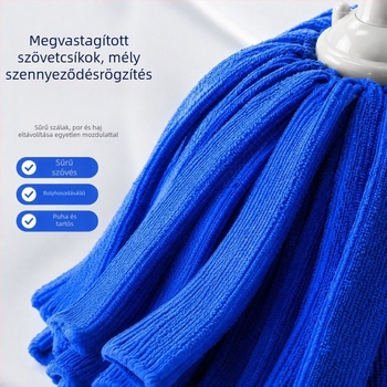 Otthoni mikroszálas mop száraz és nedves használatra, nedvszívó padlótisztító mop, hagyományos stílus