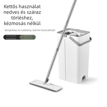 Háztartási érintésmentes síkmop, tisztítás egy mozdulattal, nagy felületekhez, nappaliba alkalmas