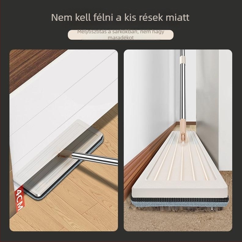 Háztartási érintésmentes síkmop, tisztítás egy mozdulattal, nagy felületekhez, nappaliba alkalmas