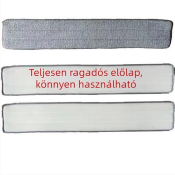 Megvastagodott lapos moprongy csere, öntapadós, meghosszabbított, univerzális