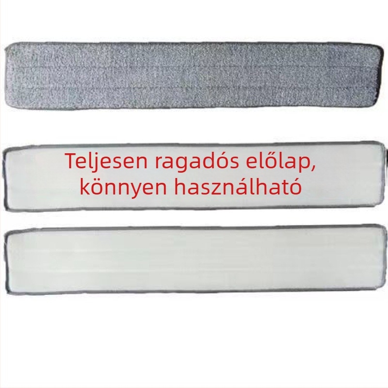Megvastagodott lapos moprongy csere, öntapadós, meghosszabbított, univerzális
