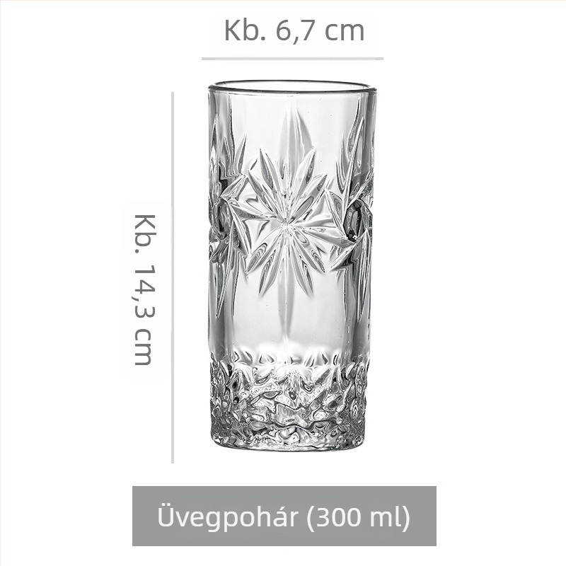 Prémium whisky pohár – sokoldalú pohár whiskyhez, borhoz, sörhöz, vízhez, kávéhoz és gyümölcsteához, 301–400 ml kapacitás