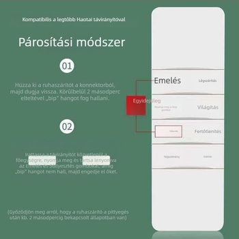 Távirányító automatikus emeléses intelligens elektromos ruhaszárítóra, generációk 2–4, kompatibilis Haotaitai, Taitaileou és Pai.