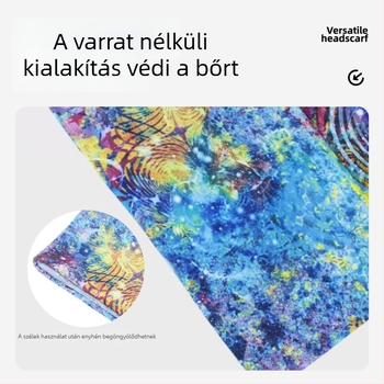 Magic kerékpáros fejkendő UV védelemmel, teljes arcmaszk, sokoldalú arcmaska, vékony Ice Silk sál a nyaknak, szabadtéri horgászathoz.