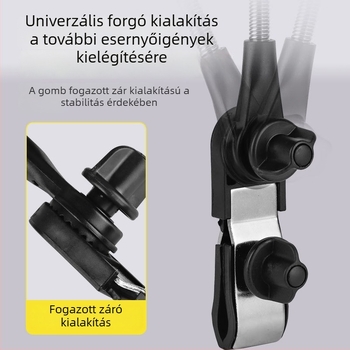 Babakocsira szerelhető napernyő tartó, kemping/autó napernyő állvány, horgásznapernyő klip