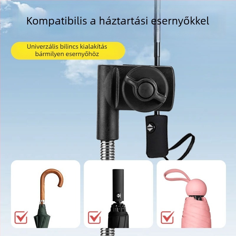 Babakocsira szerelhető napernyő tartó, kemping/autó napernyő állvány, horgásznapernyő klip