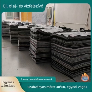 Sokszínű ipari törlőkendő pamutból, nedvesség- és olajfelszívó, nem szöszölő, nagy tisztító kendő