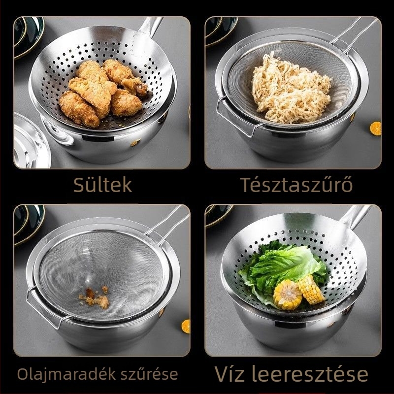 Fedéllel ellátott, extra vastag élelmiszer-minőségű rozsdamentes acél olajtartály üzleti és otthoni használatra