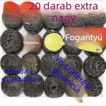 20 nagy rozsdamentes acél tisztító golyók mosogatáshoz