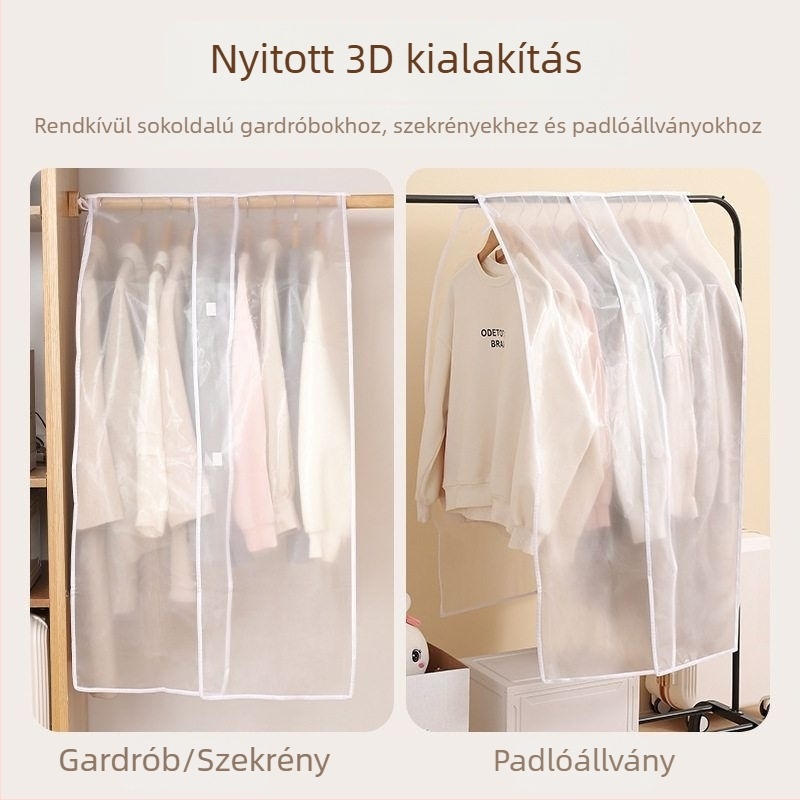 Porvédő ruhafogas fedél