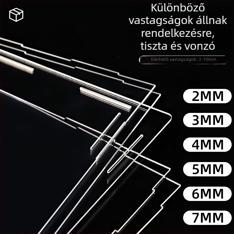 Átlátszó akril kijelző doboz Dali Erhai Moon építőelemes modellhez