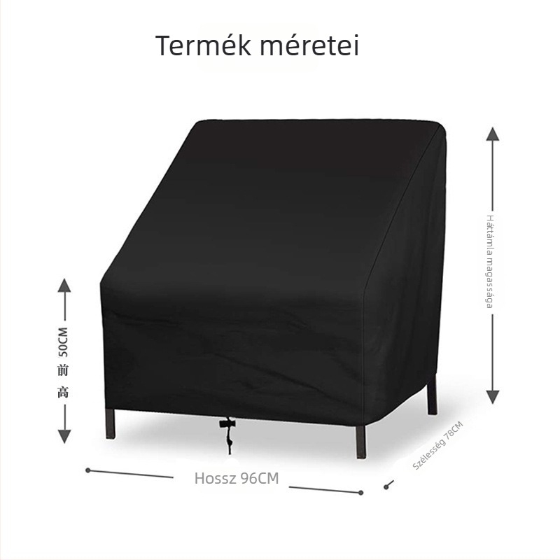 Kültéri bútorvédő huzat kanapé és székekhez, kerti asztal és székek védőhuzata, vízálló, UV-álló, porálló, teraszra.