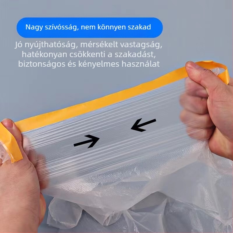 Átlátszó öntapadó porvédő film kollégiumi bútorokhoz és maszkoláshoz festés közben