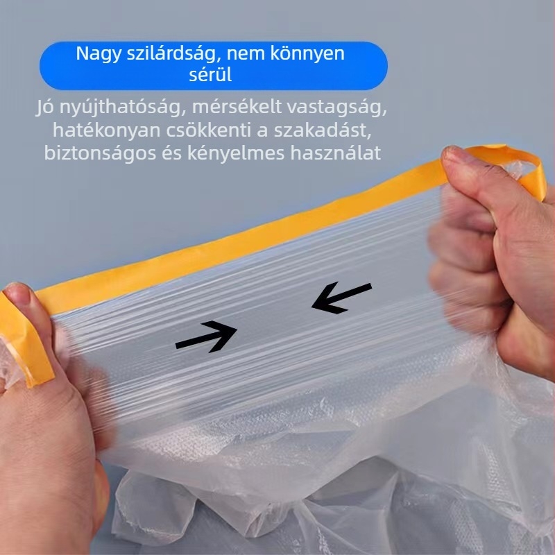 Öntapadó átlátszó porvédő fólia kollégiumi bútorokra és kanapéra; maszkoló fólia festéshez és dekorációhoz.