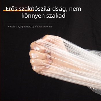 Porvédő négyszögletes táska berendezésekhez, nagy méret, elasztikus húzózsinórral és négyszögletes alappal, PE anyag