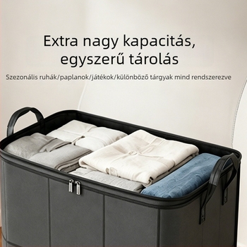 Nagy kapacitású ágynemű- és ruhatároló táska