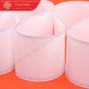 Lian nuo Textile 10 cm széles perforált szalag négy kék vonallal, koreai pliszált szalag, magas minőségű függöny-kiegészítők