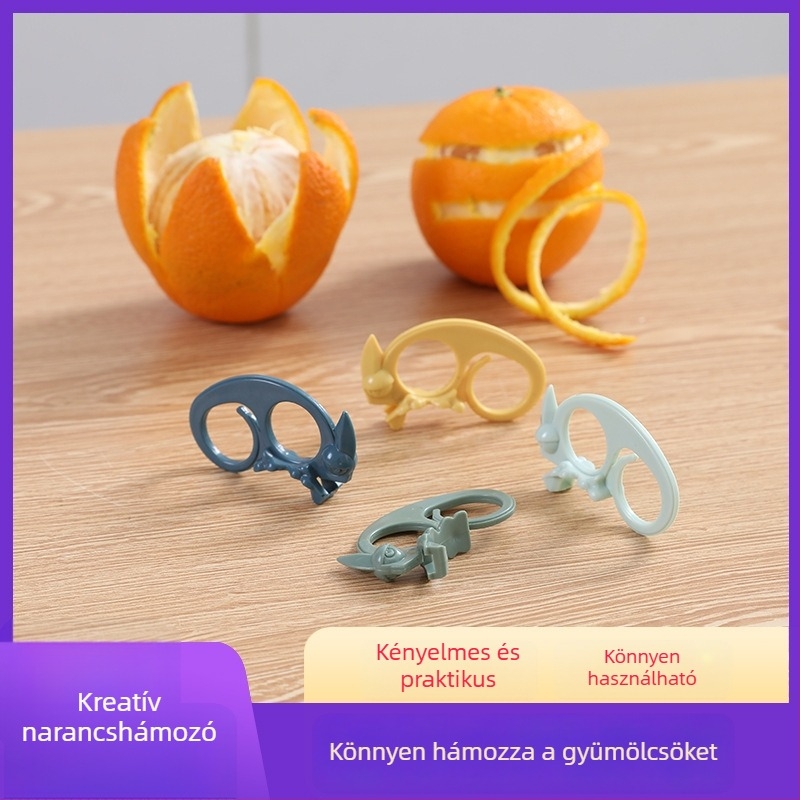 Otthoni többfunkciós citrusos hámozó gyümölcsökhöz, penge rozsdamentes acél 3Cr13 és fogantyú ABS