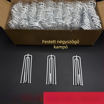 Rozsdamentes acél négylábú függönykampó és S-kampó – textilekhez tartozó kiegészítők