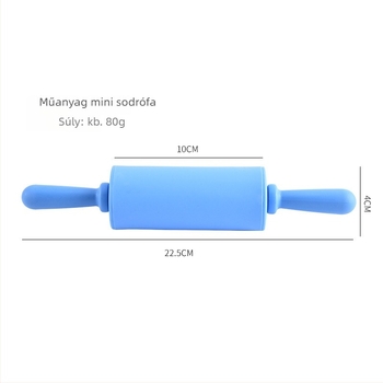 Mini szilikon nyújtófa, élelmiszer-minőségű, nem tapad