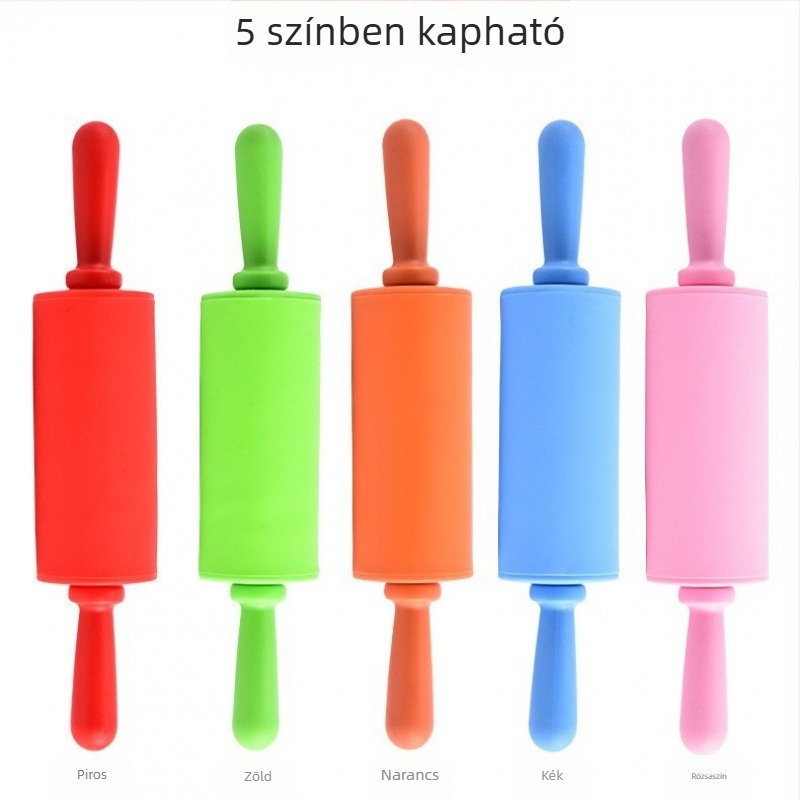 Mini szilikon nyújtófa, élelmiszer-minőségű, nem tapad