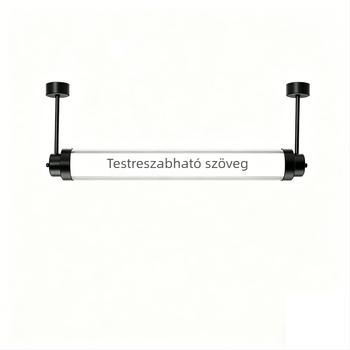 LED 360° fénylő akrilcső világító doboz hirdetéshez, kerek falikar, kreatív dizájn