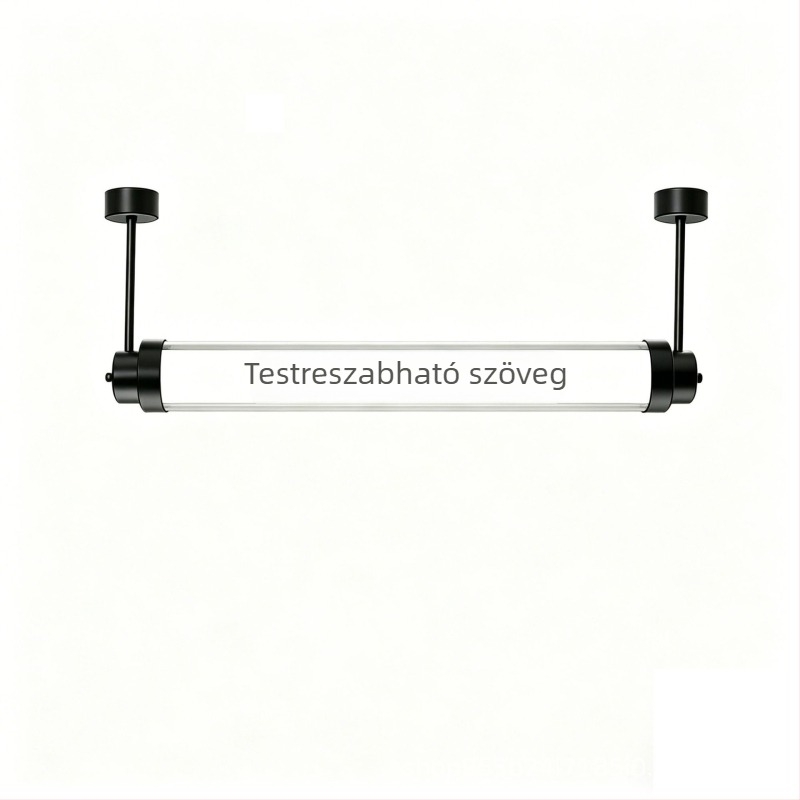 LED 360° fénylő akrilcső világító doboz hirdetéshez, kerek falikar, kreatív dizájn